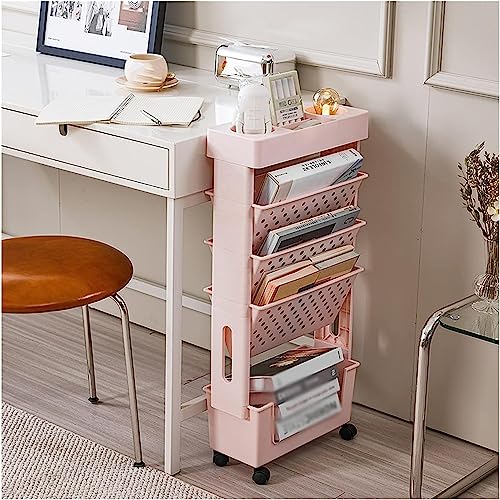Klassenzimmer-Bücherregal mit Rollen, kompakter Roll-Organizer für Büro, Arbeitszimmer, Wohnheim, Bibliothek – mobiles Regal für einfache Lagerung und Organisation Klassenzimmer-Bücherregal mit Rollen, kompakter Roll-Organizer für Büro, Arbeitszimmer, Wohnheim, Bibliothek – mobiles Regal für einfache Lagerung und Organisation von Generisch