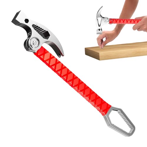 Klaue Hammer, Schrauben Entfernen Klauenhammer Zange Mit Ergonomischem Griff, 5-Stufen Verstellbares Hausreparatur Zubehör Für Großvater Freund Vater Nachbar, Geschenk Für Männer von Generisch