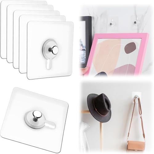 Klebenagel,Bilder Aufhängen Ohne Bohren,Klebehaken Bilderrahmen,Bildaufhänger Selbstklebend für Bilder, Poster, Fotos, Dekorative Gemälde Klebenagel,Bilder Aufhängen Ohne Bohren,Klebehaken Bilderrahmen,Bildaufhänger Selbstklebend für Bilder, Poster, Fotos, Dekorative Gemälde von Generisch