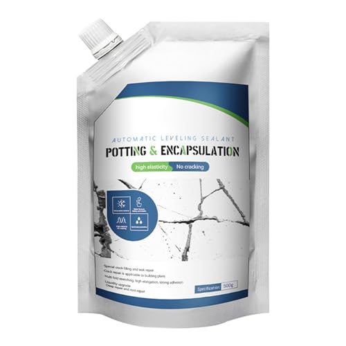 Klebstoff-Dichtmasse - Crack-Füller aus Zement, Selbstebeton | Fugenfüller Visteway Crack Filler Flexibler EPDM-Gummistreifen, einfaches Füllen von Löchern an der Wand & Ri Klebstoff-Dichtmasse - Crack-Füller aus Zement, Selbstebeton | Fugenfüller Visteway Crack Filler Flexibler EPDM-Gummistreifen, einfaches Füllen von Löchern an der Wand & Ri von Generisch