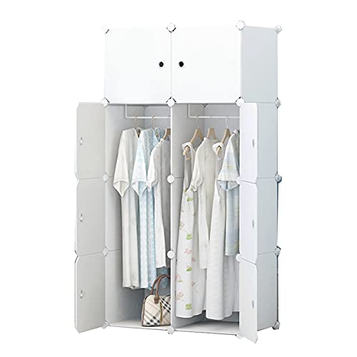 Kleiderschrank mit 8 Türen, Eckschrank, einfache Installation, staubdichtes Design, freie Kombination für Schlafzimmer oder Schlafsaal Kleiderschrank mit 8 Türen, Eckschrank, einfache Installation, staubdichtes Design, freie Kombination für Schlafzimmer oder Schlafsaal von Generisch
