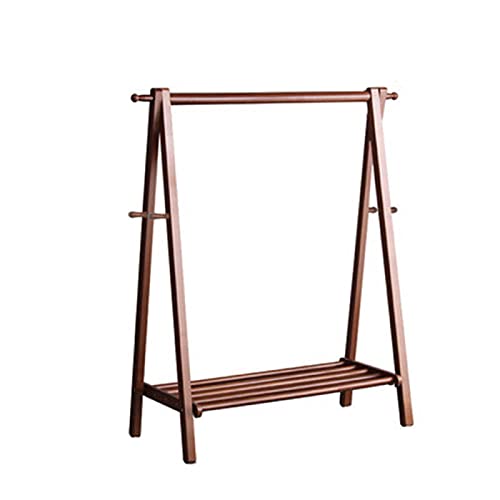 Kleiderständer aus Holz zum Aufhängen, modern, minimalistisch, offener Kleiderständer, 80 cm, Walnussholz, ideal für Zuhause, Büro, Flur und Schlafzimmer, Aufbewahrungslösungen Kleiderständer aus Holz zum Aufhängen, modern, minimalistisch, offener Kleiderständer, 80 cm, Walnussholz, ideal für Zuhause, Büro, Flur und Schlafzimmer, Aufbewahrungslösungen von Generisch