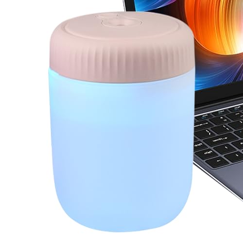 Kleine Luftbefeuchter Für Das Schlafzimmer | Tragbarer USB Pflanzen Luftbefeuchter Mit Nachtlicht - Auto Innenraum, Nachttisch, Kinderzimmer, Büro Für Erwachsene Und Kinder von Generisch