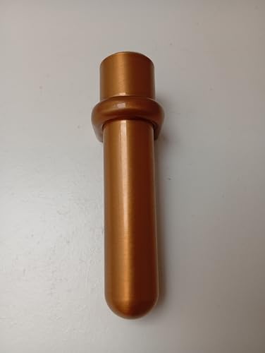 Kleine Wandvase aus Bronze 11 x 2,7 cm Urnenwand Grabstein Grabmal Vase von Generisch