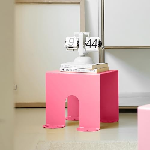 Kleiner Metall Akzenttisch - Modernes Design für Wohnzimmer, Schlafzimmer, Balkon, Büro - Platzsparende Lösung für Getränke und Kaffee Kleiner Metall Akzenttisch - Modernes Design für Wohnzimmer, Schlafzimmer, Balkon, Büro - Platzsparende Lösung für Getränke und Kaffee von Generisch