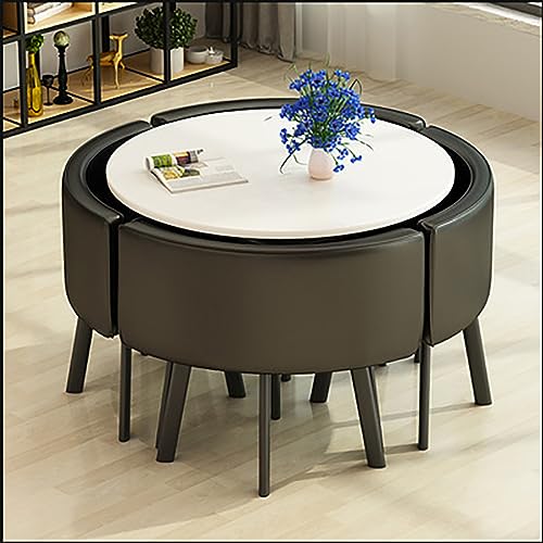 Kleiner runder Tisch und Stuhl Set für Büro Empfang Couchtisch und Stühle für Meetings Kompakter Verhandlungstisch für Verkaufsgeschäfte und kleine Räume Kleiner runder Tisch und Stuhl Set für Büro Empfang Couchtisch und Stühle für Meetings Kompakter Verhandlungstisch für Verkaufsgeschäfte und kleine Räume von Generisch