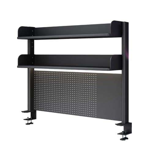 Klemmbares Schreibtisch-Organizer-Regal, verstellbares Schreibtisch-Regalsystem für Büro und Gaming-Schreibtisch, verbessert die Effizienz des Arbeitsplatzes Klemmbares Schreibtisch-Organizer-Regal, verstellbares Schreibtisch-Regalsystem für Büro und Gaming-Schreibtisch, verbessert die Effizienz des Arbeitsplatzes von Generisch