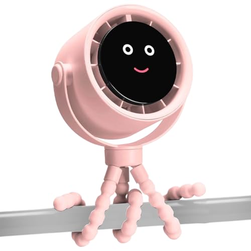 Klemmventilator für Kinderwagen | Tragbarer Clip-Lüfter - Batteriebetrieben mit LCD-Anzeige, Must-Have für Babys für den Einsatz in Innenräumen, am Babybett, am, im Autositz, am Fahrrad, am Laufband Klemmventilator für Kinderwagen | Tragbarer Clip-Lüfter - Batteriebetrieben mit LCD-Anzeige, Must-Have für Babys für den Einsatz in Innenräumen, am Babybett, am, im Autositz, am Fahrrad, am Laufband von Generisch