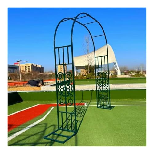 Kletterpflanze zur Gartendekoration und -verschönerung, robuster Metallbogen for den Außenbereich, Stützrahmen for Pergola-Spalier, for Rasenterrasse(3.4x2.3x0.4m) von Generisch