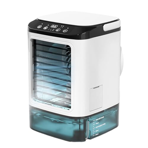 Klimaanlagenlüfter - Tragbarer Luftkühler | Personal Desk Fan -Luftbefeuchter | 3 -Speed -Mini -Weltraumkühler Für Schlafzimmer Heimwohnheimzimmer Reise Im Freien Camping Fischerei Picknick Klimaanlagenlüfter - Tragbarer Luftkühler | Personal Desk Fan -Luftbefeuchter | 3 -Speed -Mini -Weltraumkühler Für Schlafzimmer Heimwohnheimzimmer Reise Im Freien Camping Fischerei Picknick von Generisch
