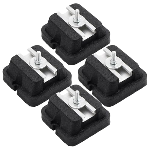 Klimagerät Stützhalterung Pads | Basisplatte Für Wärmepumpe Und Klimaanlage - Robuste Halterung 4 Stück für die Bodenmontage im Außenbereich für den Kompressor und den Kondensator von Split-Klimagerät Klimagerät Stützhalterung Pads | Basisplatte Für Wärmepumpe Und Klimaanlage - Robuste Halterung 4 Stück für die Bodenmontage im Außenbereich für den Kompressor und den Kondensator von Split-Klimagerät von Generisch