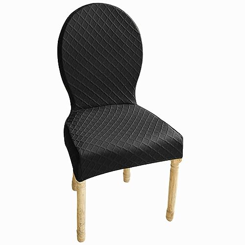 Köper Stuhlhusse Stretch Universal Stuhlüberzug Stuhlbezug Husse 4er 2er Set, Stretch Stuhlhussen Runde Rückenlehne, Moderne Ohne Armlehne Stuhlschonbezug Stuhl Abdeckung Waschbar,D,2PCS von Generisch