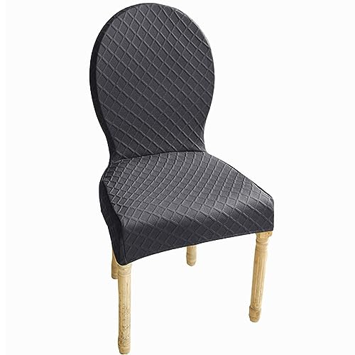 Köper Stuhlhusse Stretch Universal Stuhlüberzug Stuhlbezug Husse 4er 2er Set, Stretch Stuhlhussen Runde Rückenlehne, Moderne Ohne Armlehne Stuhlschonbezug Stuhl Abdeckung Waschbar,E,4PCS von Generisch