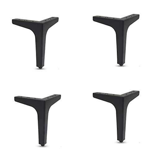 Koffer-Set, Möbelbeine, dreieckige Metall-Tischbeine, DIY-Ersatz, Sofa-Tischbeine, Schwarz, 13 cm, perfekt für Sideboards, TV-Schränke, Nachttische Koffer-Set, Möbelbeine, dreieckige Metall-Tischbeine, DIY-Ersatz, Sofa-Tischbeine, Schwarz, 13 cm, perfekt für Sideboards, TV-Schränke, Nachttische von Generisch