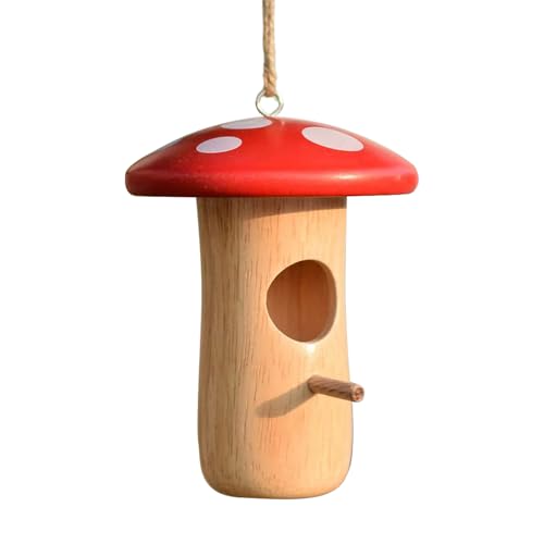 Kolibri-Häuser zum Nisten | Hangble Bird House | Gartenhaus für hohe Tierhöhle aus Pilzholz für den Garten im Freien Kolibri-Häuser zum Nisten | Hangble Bird House | Gartenhaus für hohe Tierhöhle aus Pilzholz für den Garten im Freien von Generisch
