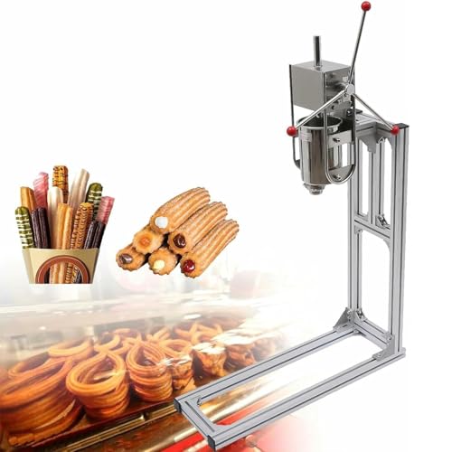 Kommerzielle Churro Maker Maschine, manuelle Bedienung mit 4 Düsen, Edelstahlkonstruktion für Restaurants, Cafeterias, Bäckereien und den Heimgebrauch Kommerzielle Churro Maker Maschine, manuelle Bedienung mit 4 Düsen, Edelstahlkonstruktion für Restaurants, Cafeterias, Bäckereien und den Heimgebrauch von Generisch