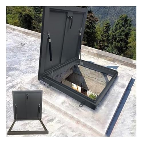 Kommerzielle Dachluke mit Aluminiumrahmen, wasserdichte Dachfensterabdeckung für Notzugang, Brunnenkopf und Kellerschutz Kommerzielle Dachluke mit Aluminiumrahmen, wasserdichte Dachfensterabdeckung für Notzugang, Brunnenkopf und Kellerschutz von Generisch