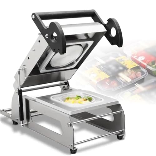 Kommerzielle Lebensmittelschalen-Heißsiegelmaschine, Takeaway-Box-Handdruck-Lebensmittelverpackungsmaschine, Lebensmittelbehälter-Tablett-Versiegelung von Generisch