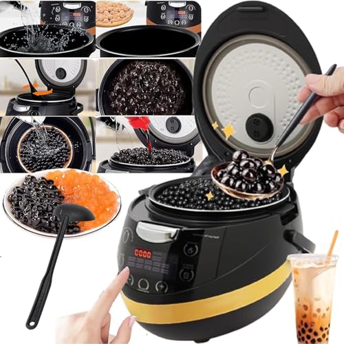Kommerzielle Maker-Maschine, automatischer Perlenkocher mit One-Touch-Kochen und Easy-Clean, Warmhaltefunktion für Bubble Tea Shops und Dessertbars Kommerzielle Maker-Maschine, automatischer Perlenkocher mit One-Touch-Kochen und Easy-Clean, Warmhaltefunktion für Bubble Tea Shops und Dessertbars von Generisch