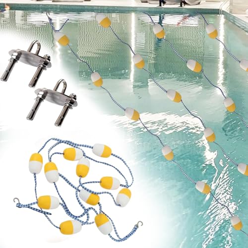 Kommerzielle Pool-Trennwand mit Haken, Anti-Wave Floating Lane Line für Schulen, Hotels, Wasserparks, Tiefwassersicherheit Kommerzielle Pool-Trennwand mit Haken, Anti-Wave Floating Lane Line für Schulen, Hotels, Wasserparks, Tiefwassersicherheit von Generisch