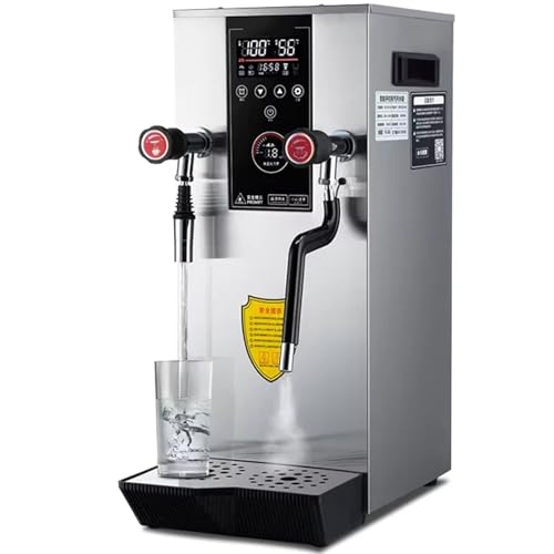 Kommerzieller Milchaufschäumer, 2200 W automatische Dampfkochwassermaschine mit LED-Anzeige für Kaffee- und Teeshops Kommerzieller Milchaufschäumer, 2200 W automatische Dampfkochwassermaschine mit LED-Anzeige für Kaffee- und Teeshops von Generisch