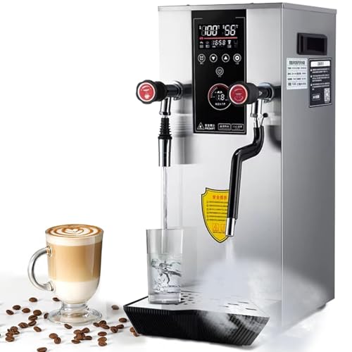 Kommerzieller Milchaufschäumer, automatisches Dampfkochendes Wasser mit LED-Anzeige, für Espresso, Kaffee, Tee, Dessert, Shop, Hotel Kommerzieller Milchaufschäumer, automatisches Dampfkochendes Wasser mit LED-Anzeige, für Espresso, Kaffee, Tee, Dessert, Shop, Hotel von Generisch