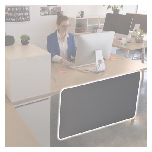 Kommerzieller akustischer Sichtschutz Schreibtisch-Trennwand für Sitz-/Steharbeitsplätze schalldichte Trennwand 35 x 155 cm Büro-Sichtschutzlösung Geräuschreduzierung Panel Kommerzieller akustischer Sichtschutz Schreibtisch-Trennwand für Sitz-/Steharbeitsplätze schalldichte Trennwand 35 x 155 cm Büro-Sichtschutzlösung Geräuschreduzierung Panel von Generisch