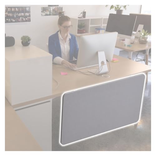 Kommerzieller akustischer Sichtschutz Schreibtischtrennwand für Sitz-/Steharbeitsplätze 35 x 155 cm schalldichte Trennwand Büro Sichtschutz unter dem Schreibtisch Schallmauer Kommerzieller akustischer Sichtschutz Schreibtischtrennwand für Sitz-/Steharbeitsplätze 35 x 155 cm schalldichte Trennwand Büro Sichtschutz unter dem Schreibtisch Schallmauer von Generisch
