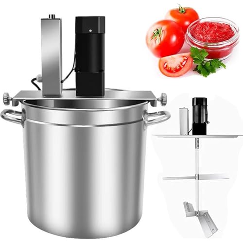 Kommerzieller automatischer Lebensmittelmixer mit Heizfunktion, Edelstahl Doppelschicht-Rührschaber für Hot Pot Gewürz und Suppensauce, Einstellbare Geschwindigkeit von Generisch