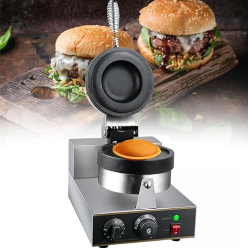 Kommerzieller elektrischer Burger-Waffelmacher, Antihaft-Panini-Presse für hausgemachte Waffeln, Paninis und Burger von Generisch