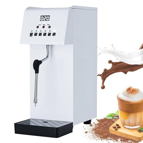 Kommerzieller elektrischer Milchaufschäumer und Dampfkessel, 2500 W, 6 l, für perfekte Zubereitung von Kaffee, Milchtee und Dessert Kommerzieller elektrischer Milchaufschäumer und Dampfkessel, 2500 W, 6 l, für perfekte Zubereitung von Kaffee, Milchtee und Dessert von Generisch