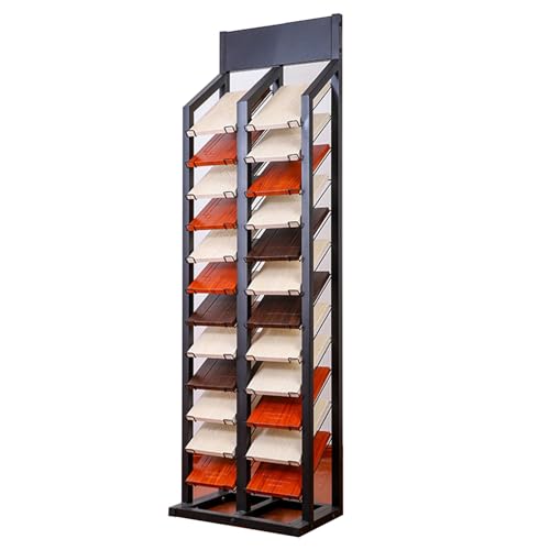 Kommerzielles Metall-Fliesen- und Marmor-Musterregal, mehrschichtiger Organizer für Bodenbeläge und Baumaterialien, platzsparendes Regal für Ausstellungsräume und Einzelhandel Kommerzielles Metall-Fliesen- und Marmor-Musterregal, mehrschichtiger Organizer für Bodenbeläge und Baumaterialien, platzsparendes Regal für Ausstellungsräume und Einzelhandel von Generisch