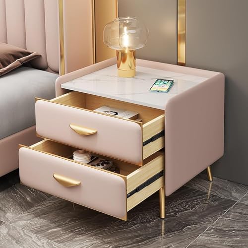 Kommode aus Massivholz mit Arbeitsplatte aus Schiefer – moderner Aufbewahrungsschrank für Schlafzimmer, elegantes Design, langlebige Konstruktion von Generisch