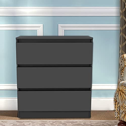 Kommode mit 3 Schubladen für Schlafzimmer und Wohnzimmer, stilvolle und funktionale Möbel, kompaktes Design von Generisch