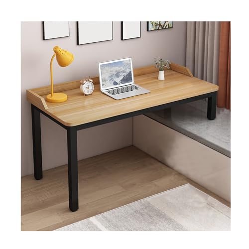 Kompakter Büroschreibtisch, Metallrahmen, Arbeitsplatz für Zuhause und kleine Räume, perfekt für Remote-Arbeiten und Büros, 100,1 x 55,1 x 74,9 cm, modernes Design, platzsparende Möbel, Beige Kompakter Büroschreibtisch, Metallrahmen, Arbeitsplatz für Zuhause und kleine Räume, perfekt für Remote-Arbeiten und Büros, 100,1 x 55,1 x 74,9 cm, modernes Design, platzsparende Möbel, Beige von Generisch