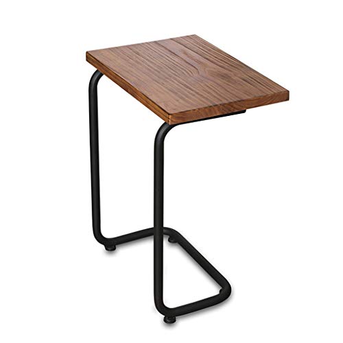 Kompakter Computertisch aus Holz - Platzsparendes C-Form-Design für Home Office, Schlafzimmer oder Wohnzimmer - Ideal als Sofa-Beistell- oder Konsolentisch Kompakter Computertisch aus Holz - Platzsparendes C-Form-Design für Home Office, Schlafzimmer oder Wohnzimmer - Ideal als Sofa-Beistell- oder Konsolentisch von Generisch