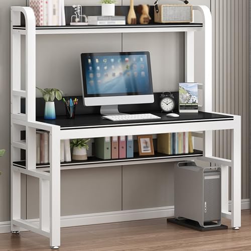 Kompakter Computertisch mit Ablagen – Platzsparender Bürotisch zum Schreiben & Spielen, perfekt für kleine Räume im Home Office & Schlafzimmer von Generisch