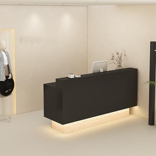 Kompakter Empfangstisch mit Stauraum, Einzelhandelskasse für kleine Räume, ideal für Unternehmen und Einkaufszentren, stilvolles und funktionales Design von Generisch