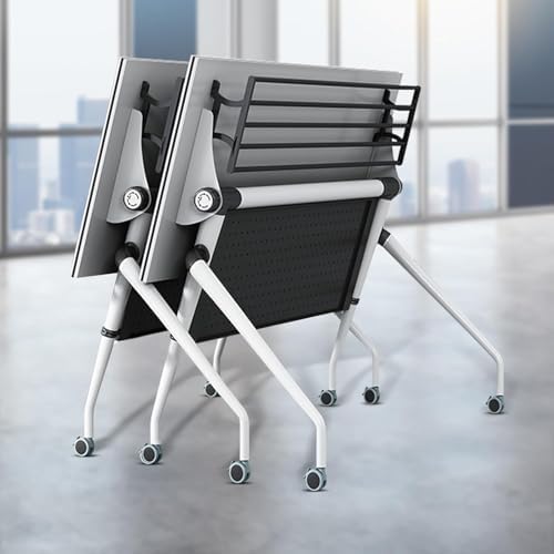 Kompakter Klapptisch mit Rollen – Tragbarer Arbeitsplatz für Büro, Training & Meetings von Generisch