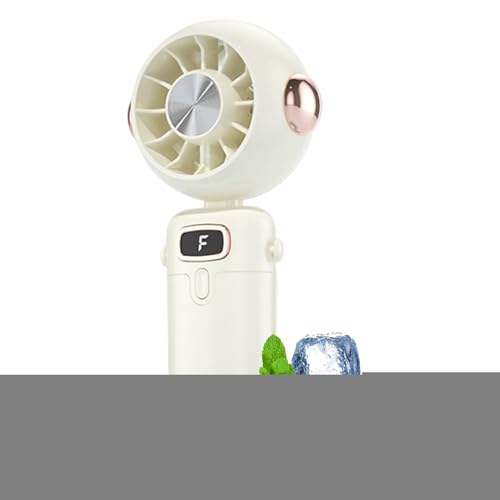 Kompakter Tragbarer Handventilator,Akkubetriebener Kühlender Mini-Luftkühler Für Unterwegs | Leiser Persönlicher Ventilator Mit Kühlfunktion Für Sommer Outdoor Schreibtisch Auto Kinder Kompakter Tragbarer Handventilator,Akkubetriebener Kühlender Mini-Luftkühler Für Unterwegs | Leiser Persönlicher Ventilator Mit Kühlfunktion Für Sommer Outdoor Schreibtisch Auto Kinder von Generisch