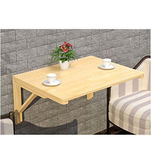 Kompakter Wand-Klapptisch aus Holz, zusammenklappbar, mit Blättern, Ess- und Computertisch für kleine Räume, multifunktionale Küchenwerkbank & Balkon, Couchtisch Kompakter Wand-Klapptisch aus Holz, zusammenklappbar, mit Blättern, Ess- und Computertisch für kleine Räume, multifunktionale Küchenwerkbank & Balkon, Couchtisch von Generisch