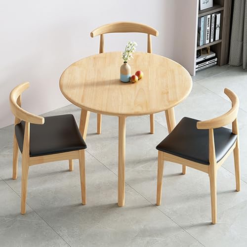 Kompaktes Bürokonferenztisch und Stuhl-Set für Geschäftstreffen und Empfangsbereiche, ideal für kleine Räume von Generisch