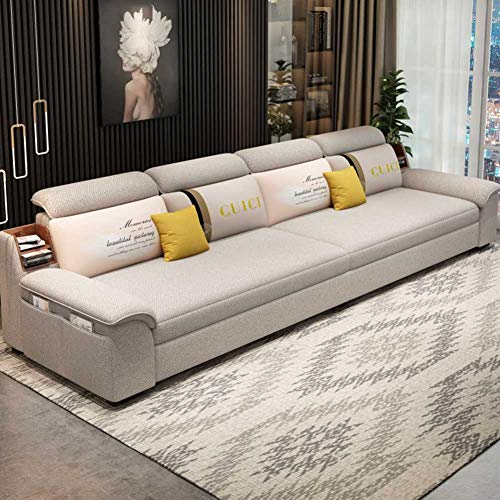 Kompaktes Sofa Ecksofa mit Stauraum Federsitz Modern Super Komfort Stoff Schlafsofa für Wohnzimmer oder Schlafzimmer von Generisch