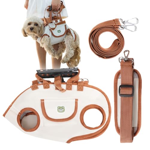 Komplettes Geschirr Für Hunde | Vollständiges Hebegeschirr Mit Verstellbaren Trägern - Verstellbarer Heber Halter Zubehör Für Welpen Kätzchen Klein Mittel Camping Reisen von Generisch