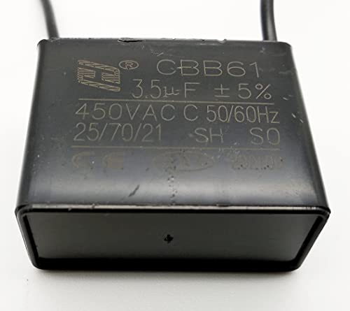 Kondensator - 450V~ AC 1µF-25µF uf +-5% CBB61 Motorkondensator,Anlaufkondensator,Starterkondensator,Betriebskondensator (3,5 µF) von Kraftfeld