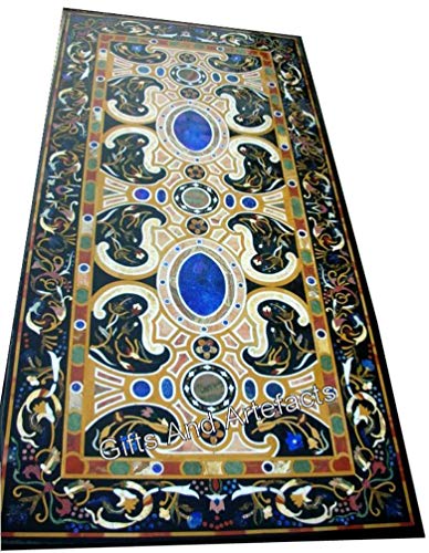 Konferenztischplatte aus schwarzem Marmor I Intarsienkunst Esstisch I 76,2 x 183,9 cm Hnadmade Tischplatte I Flur Tischplatte für Zuhause I Einzigartiges Design Wohnzimmertischplatte Konferenztischplatte aus schwarzem Marmor I Intarsienkunst Esstisch I 76,2 x 183,9 cm Hnadmade Tischplatte I Flur Tischplatte für Zuhause I Einzigartiges Design Wohnzimmertischplatte von Generisch