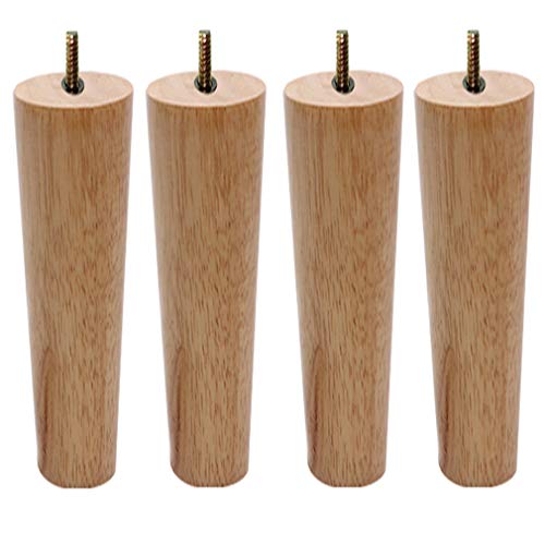 Konische Möbelbeine, Eichenholz, modernes Design der Mitte des Jahrhunderts, M10-Bolzen, einfach zu installieren für DIY-Schreibtisch, Sofa, Stuhl, Couchtisch Konische Möbelbeine, Eichenholz, modernes Design der Mitte des Jahrhunderts, M10-Bolzen, einfach zu installieren für DIY-Schreibtisch, Sofa, Stuhl, Couchtisch von Generisch