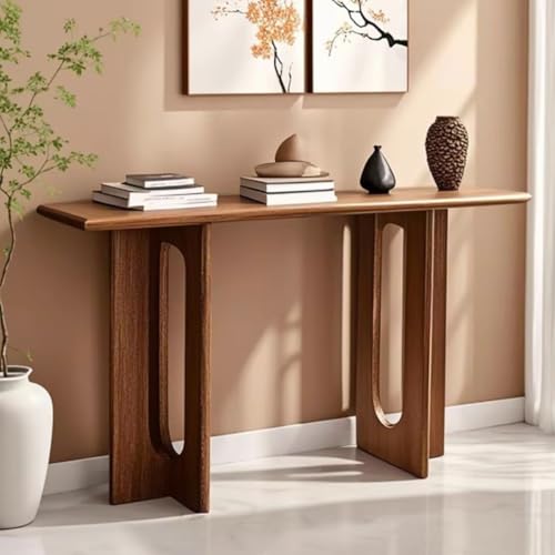 Konsolentisch, Holz-Eingangstisch, rechteckiger Sofatisch, schmaler Flur, Akzenttisch für Wohnzimmer und Foyer von Generisch