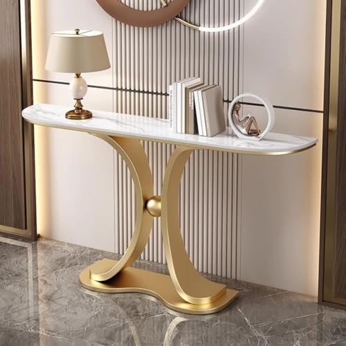 Konsolentisch - Multifunktionaler Flurtisch mit Felsplatte Desktop für Wohnzimmer und Eingang Konsolentisch - Multifunktionaler Flurtisch mit Felsplatte Desktop für Wohnzimmer und Eingang von Generisch