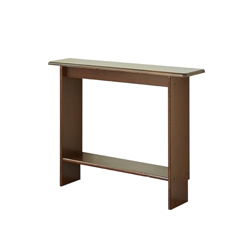 Konsolentisch für den Eingangsbereich, schmal, Massivholz, mit Ablagefach, für Wohnzimmer, Flur, Foyer, 100 x 30 x 75 cm, Kirsche Konsolentisch für den Eingangsbereich, schmal, Massivholz, mit Ablagefach, für Wohnzimmer, Flur, Foyer, 100 x 30 x 75 cm, Kirsche von Generisch